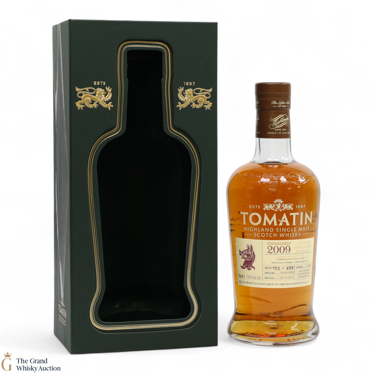 Tomatin - 2009 Red Wine Cask #3504 For Cheese And Tomatin