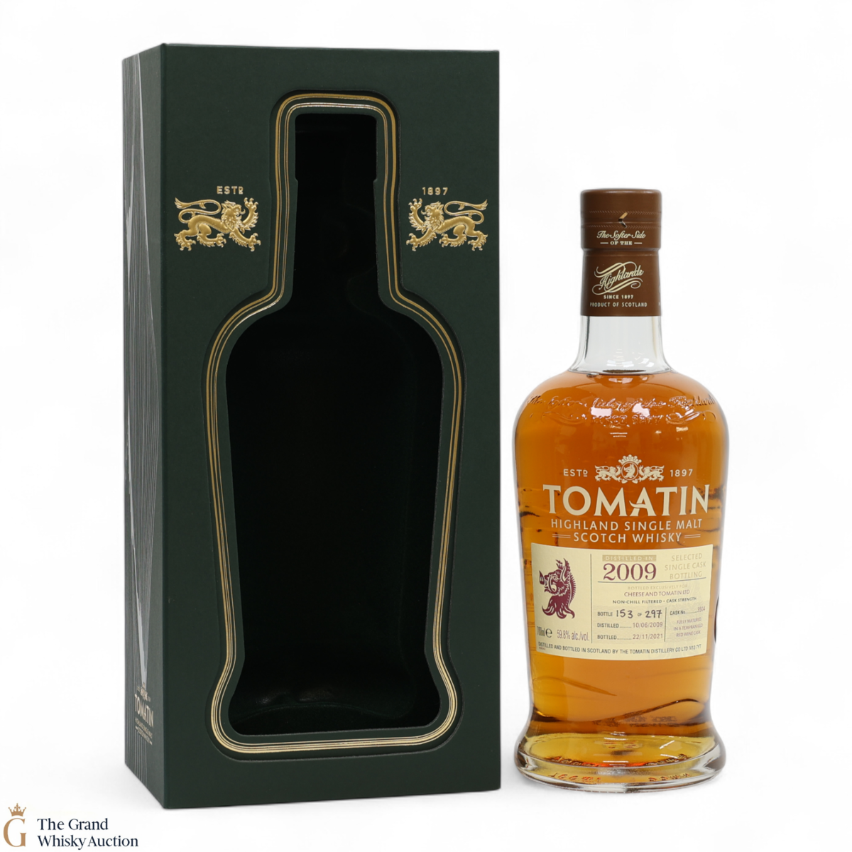 Tomatin - 2009 Red Wine Cask #3504 For Cheese And Tomatin