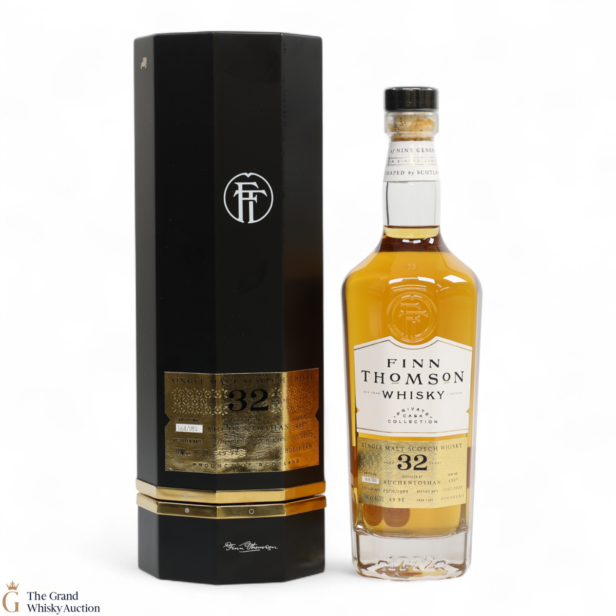 Auchentoshan - 32 Year Old 1989 - Cask #4907 - Finn Thomson Private Cask Collection