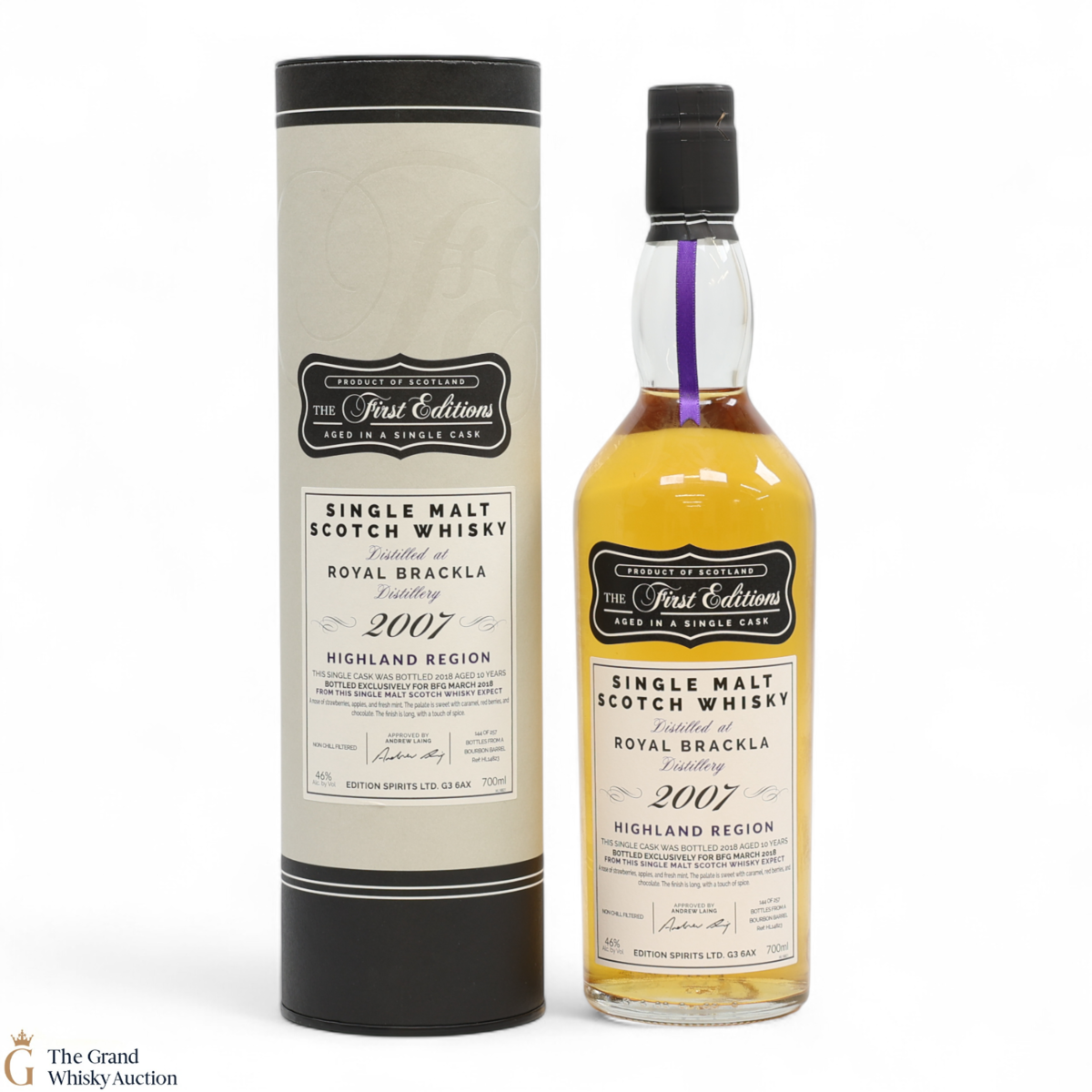 Royal Brackla - 10 Year Old 2007 - The First Editions - B.F.G March 2018 Exclusive
