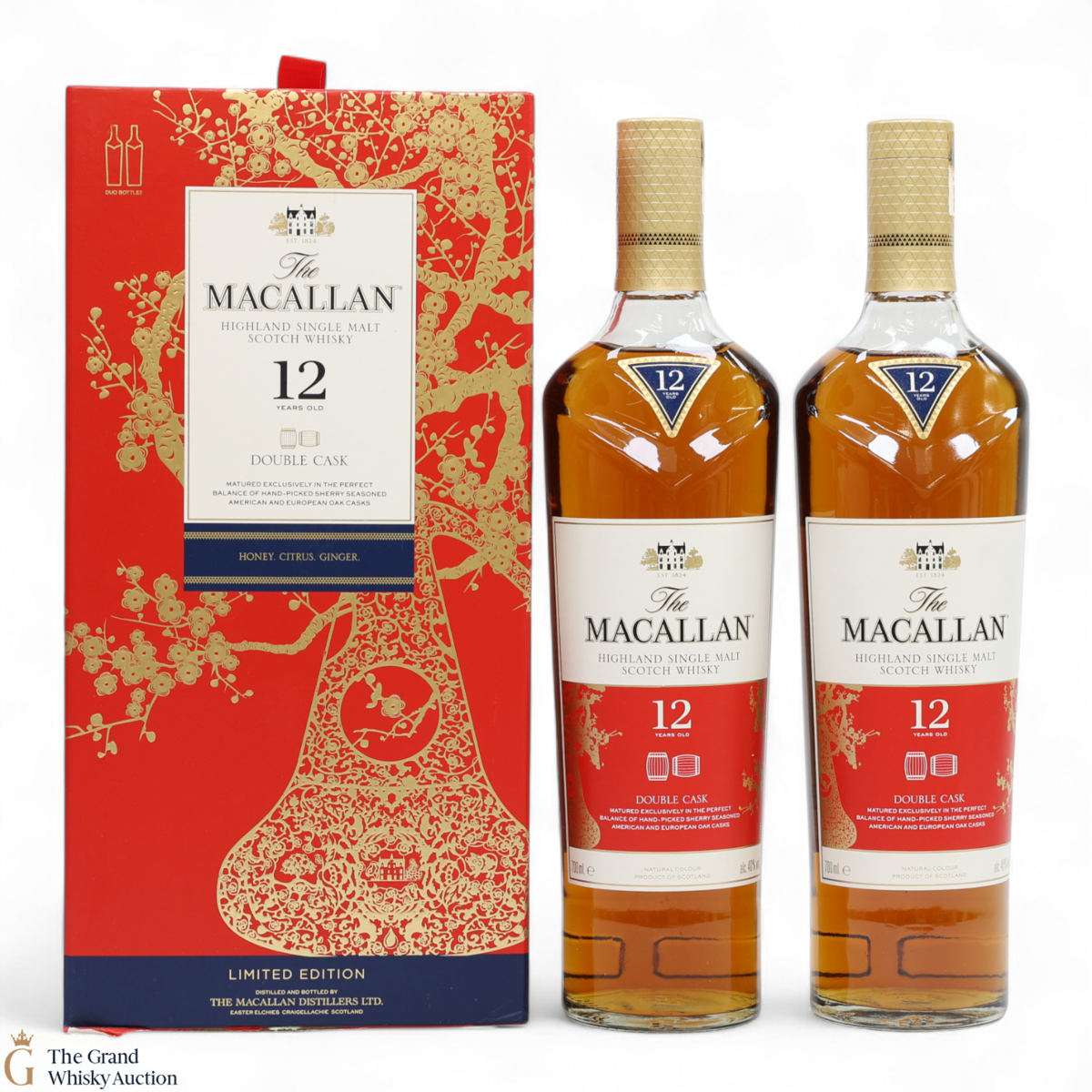 Macallan - 12 Year Old - Double Cask - Year of the Pig (2 x 70cl)