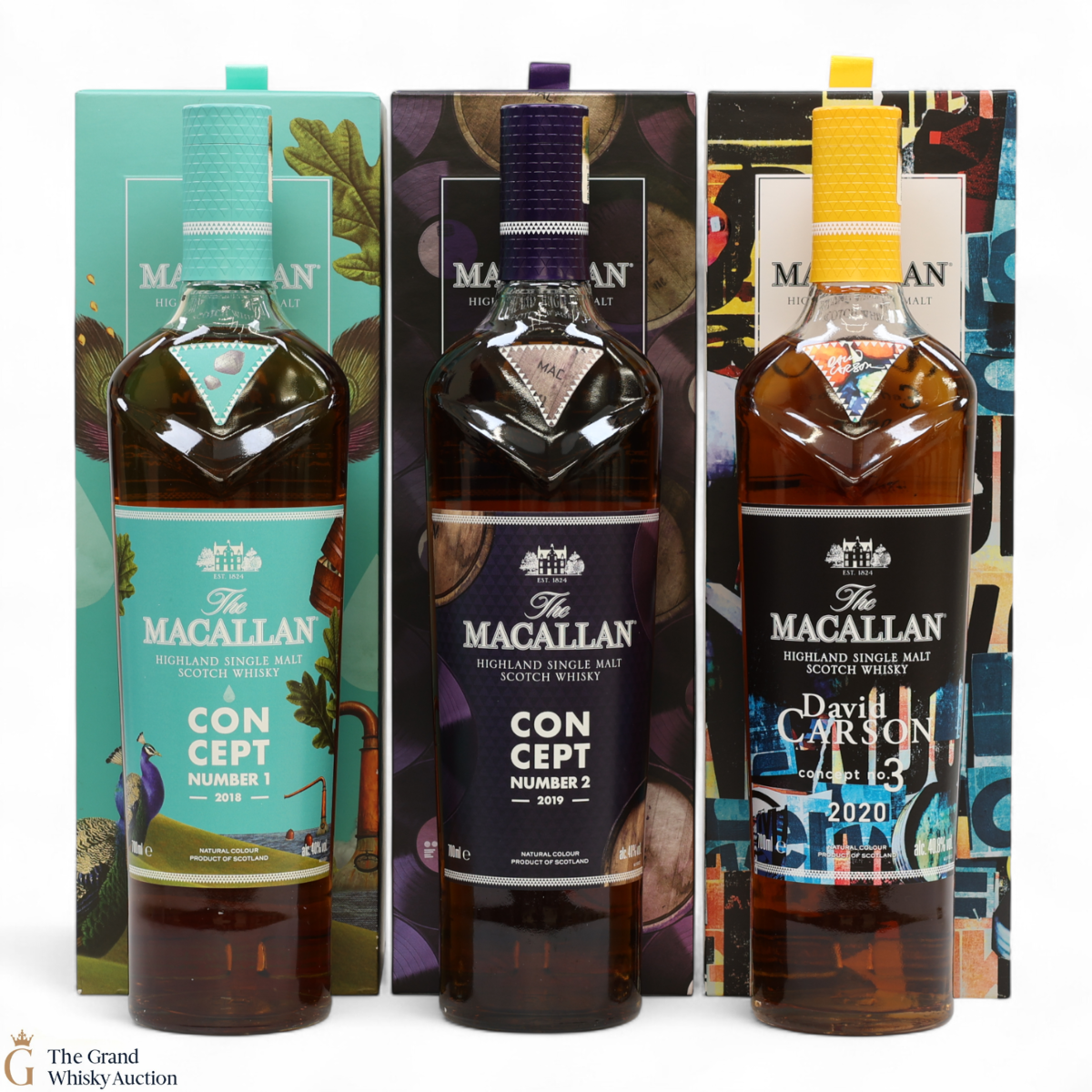 Macallan - Concept No.1, No.2 + No.3 (3 x 70cl)