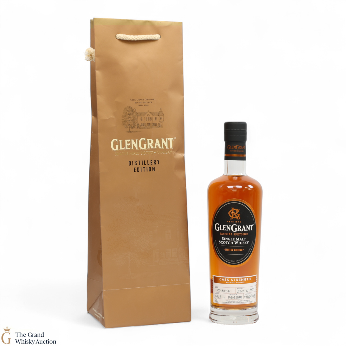 Glen Grant - 11 Year Old 2008 - Cask Strength #0013156 - Limited Edition (50cl)
