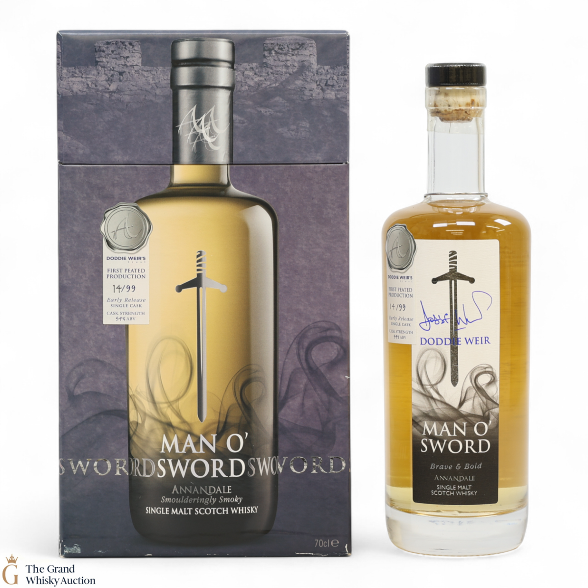 Annandale - 2014 First Peated Single Cask - Man O’Sword - Doddie Weir