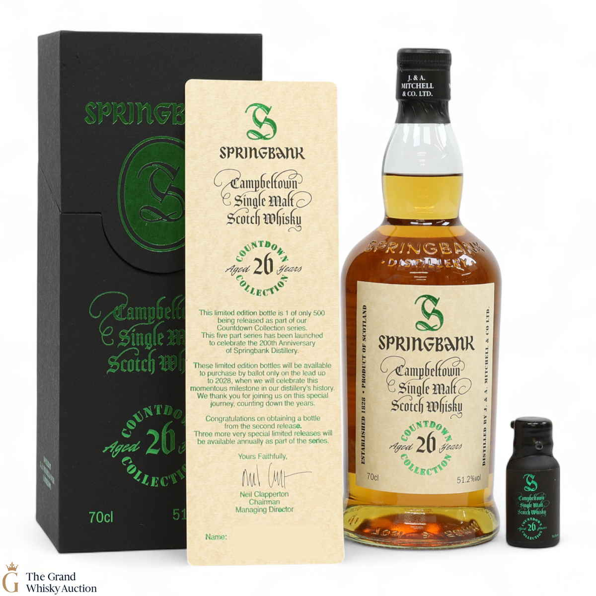 Springbank - 26 Year Old - Countdown Collection 2024 (1x70cl & 1x1.5cl)