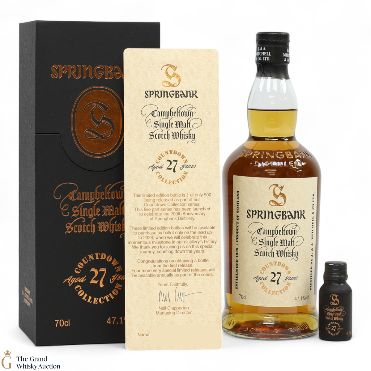 Springbank - 27 Year Old - Countdown Collection 2023 (1x70cl & 1x1.5cl)