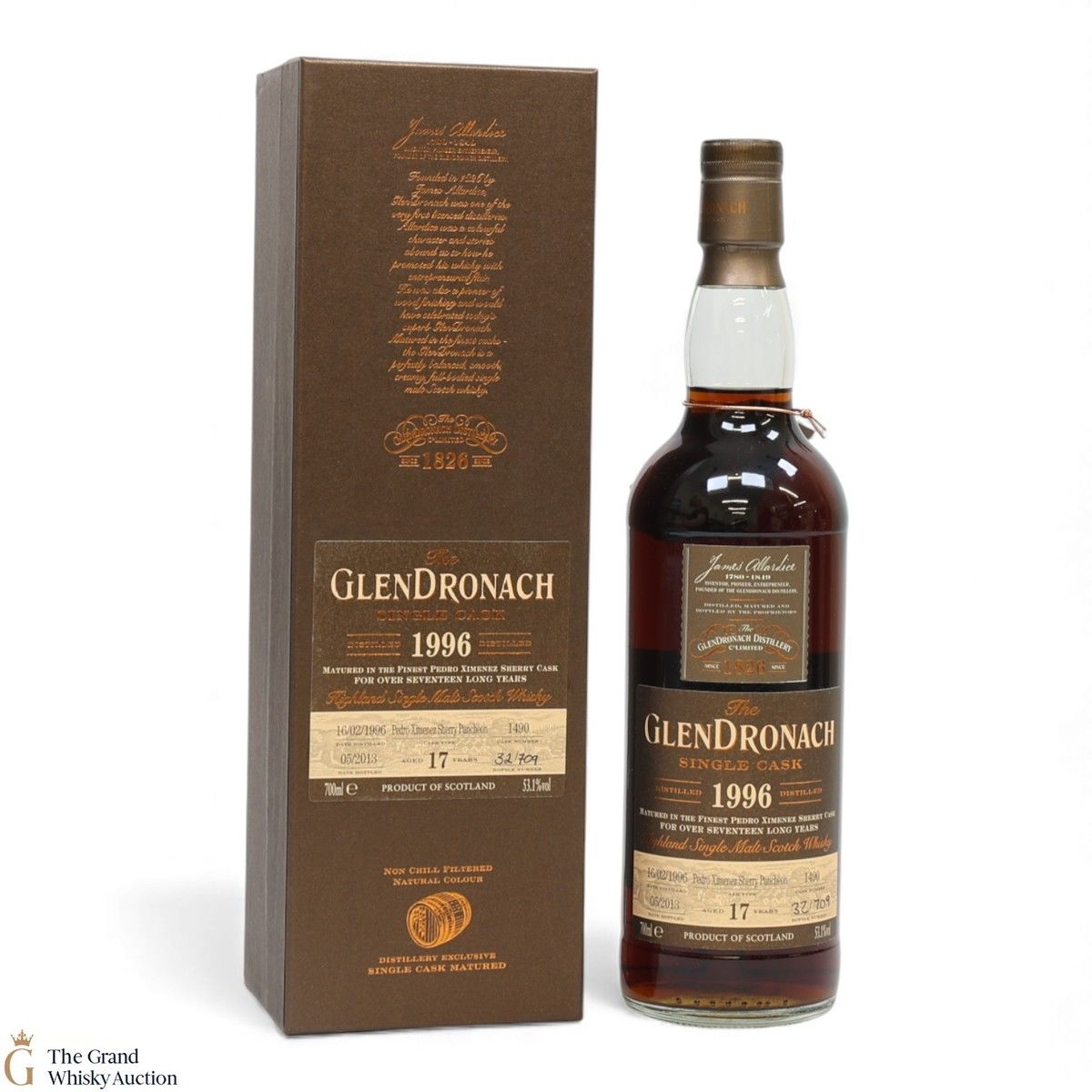 GlenDronach - 17 Year Old 1996 - Pedro Ximinez Sherry Puncheon #1490