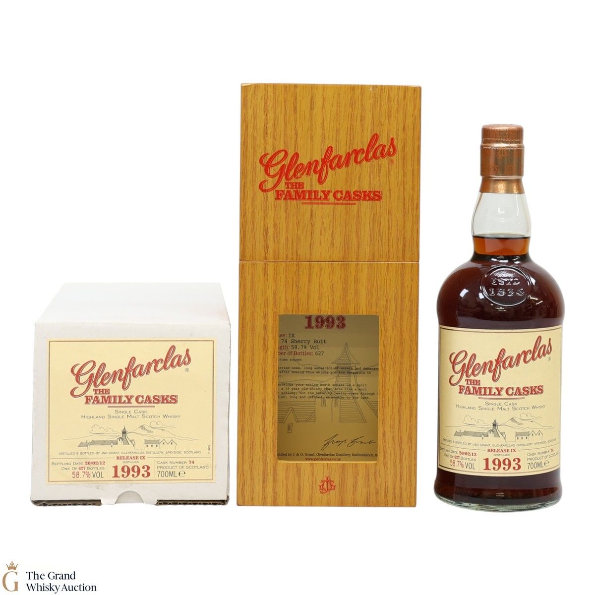 Glenfarclas - 1993 Family Cask Sherry Butt #74 2012