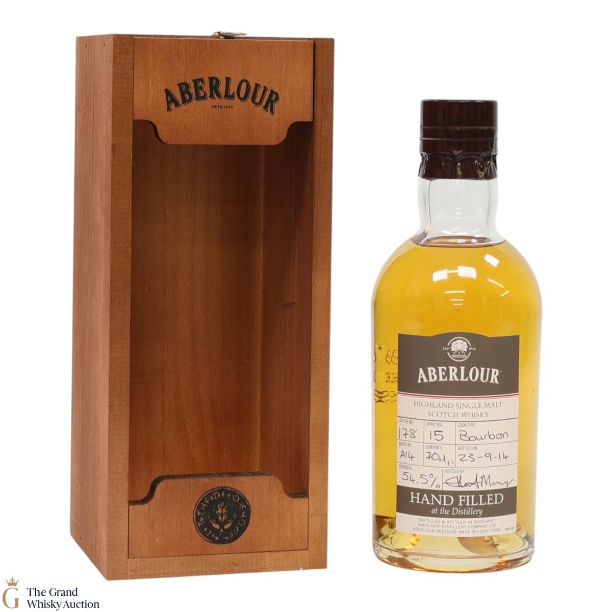 Aberlour - 15 Year Old Hand Filled Bourbon Cask Batch #A14