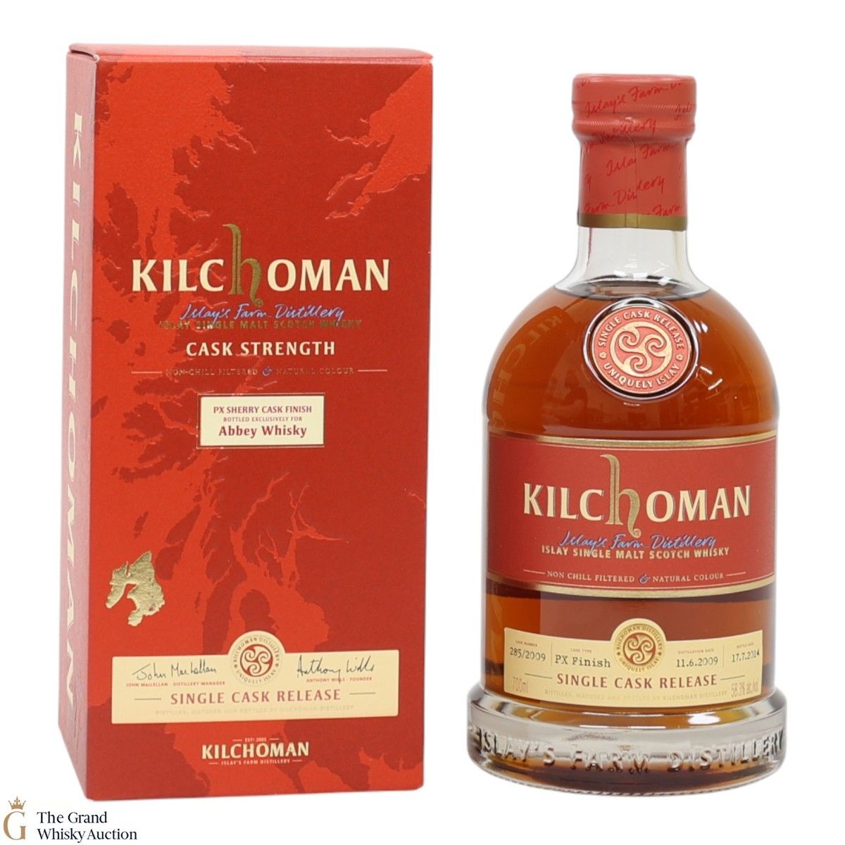 Kilchoman - 5 Year Old 2009 Single Cask #285/2009 Abbey Whisky
