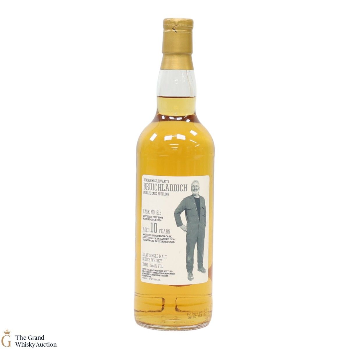 Bruichladdich - 10 Year Old - Private Cask Bottling #815 (SIGNED)