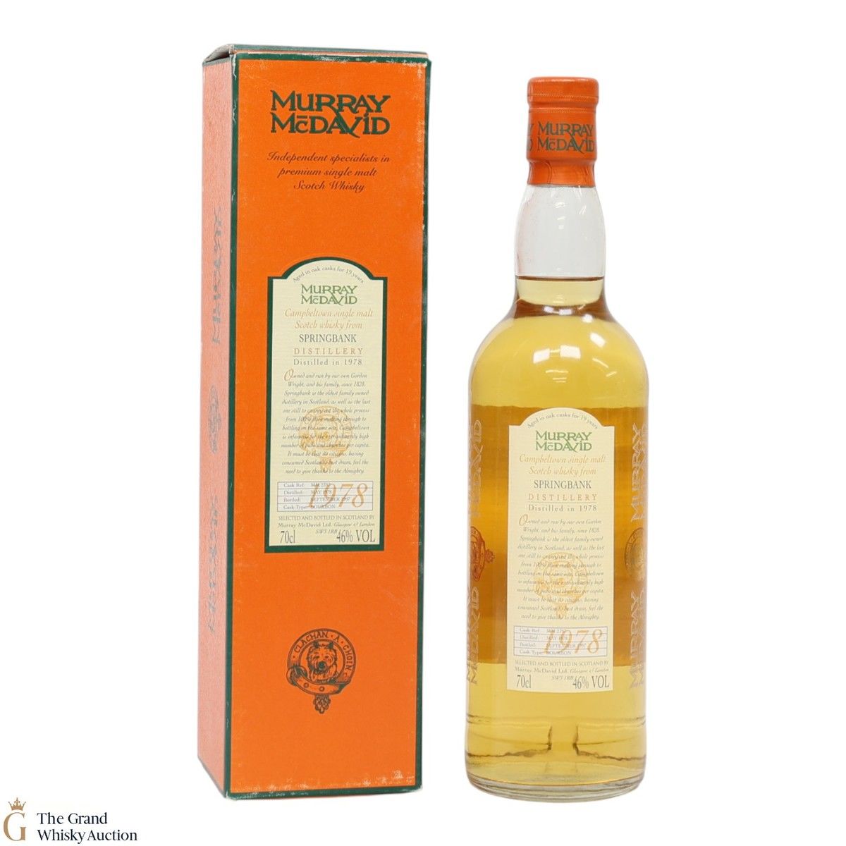 Springbank - 19 Year Old 1978 - Murray McDavid's Single Cask Bottling 1997