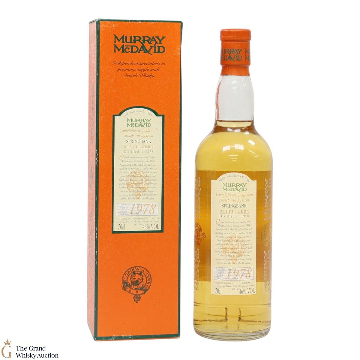 Springbank - 19 Year Old 1978 - Murray McDavid's Single Cask Bottling 1997
