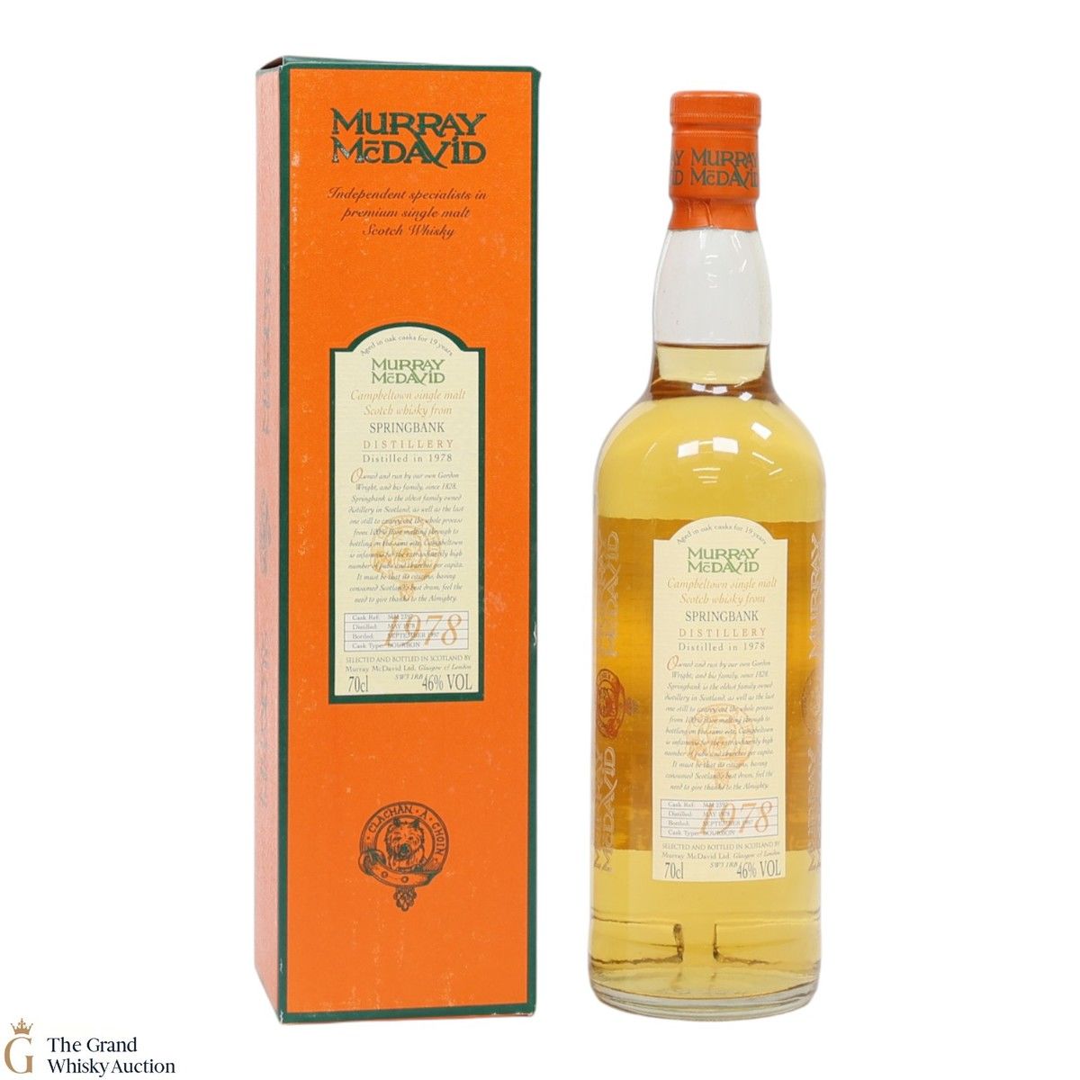 Springbank - 19 Year Old 1978 - Murray McDavid's Single Cask Bottling 1997
