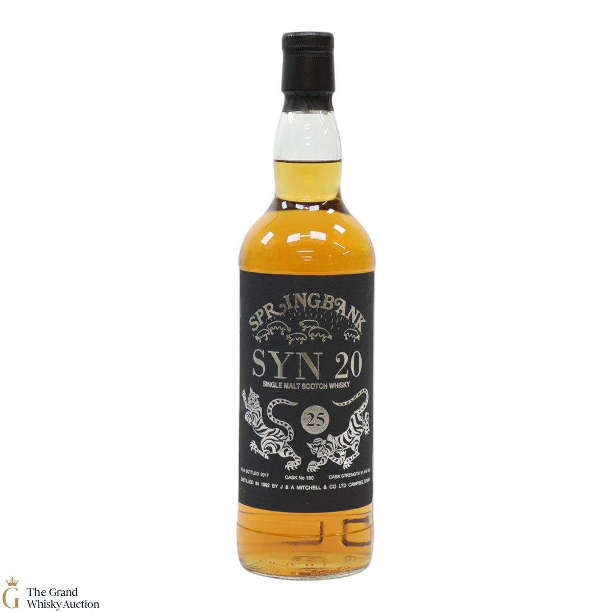 Springbank - 25 Year Old 1992 - SYN 20 - Black Label Cask #150
