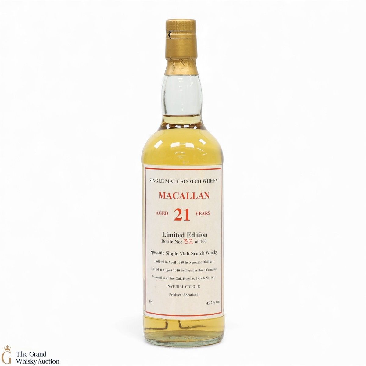 Macallan - 21 Year Old 1989 - Fine Oak Hogshead #6651 - Private Bottling 2010
