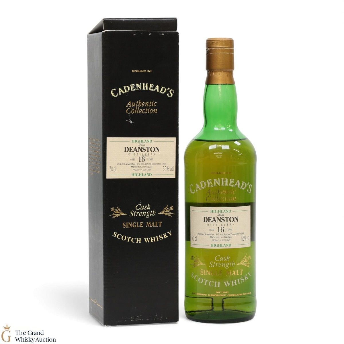 Deanston - 16 Year Old 1977 - Cadenhead's Authentic Collection