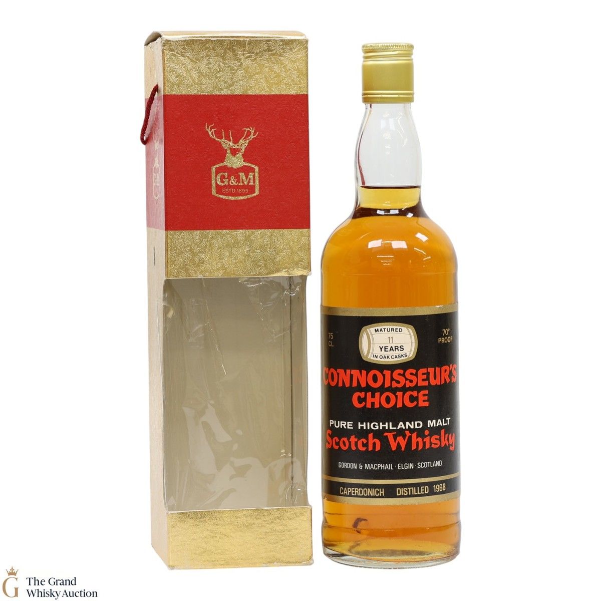 Caperdonich - 11 Year Old 1968 - Connoisseurs Choice - Gordon & MacPhail (75cl)