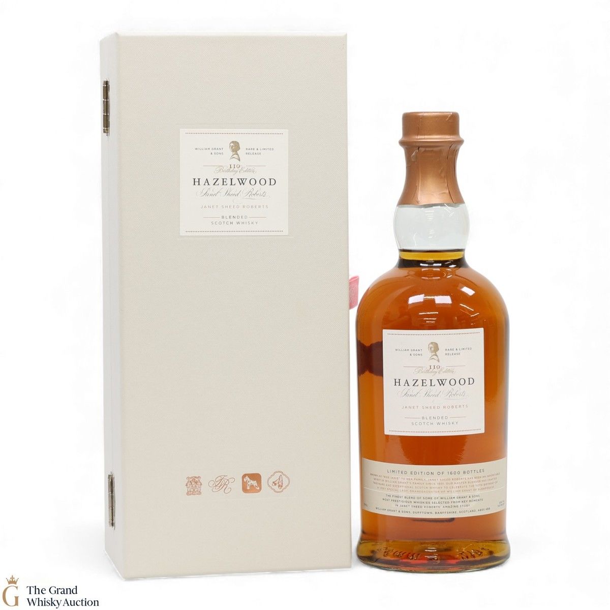 Hazelwood - Blended Whisky - 110th birthday of Janet Sheed Roberts