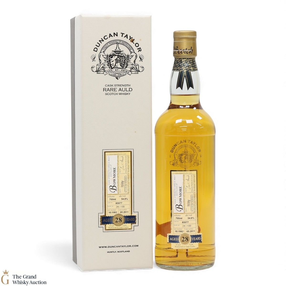 Bowmore - 28 Year Old 1982 - Duncan Taylor Rare Auld