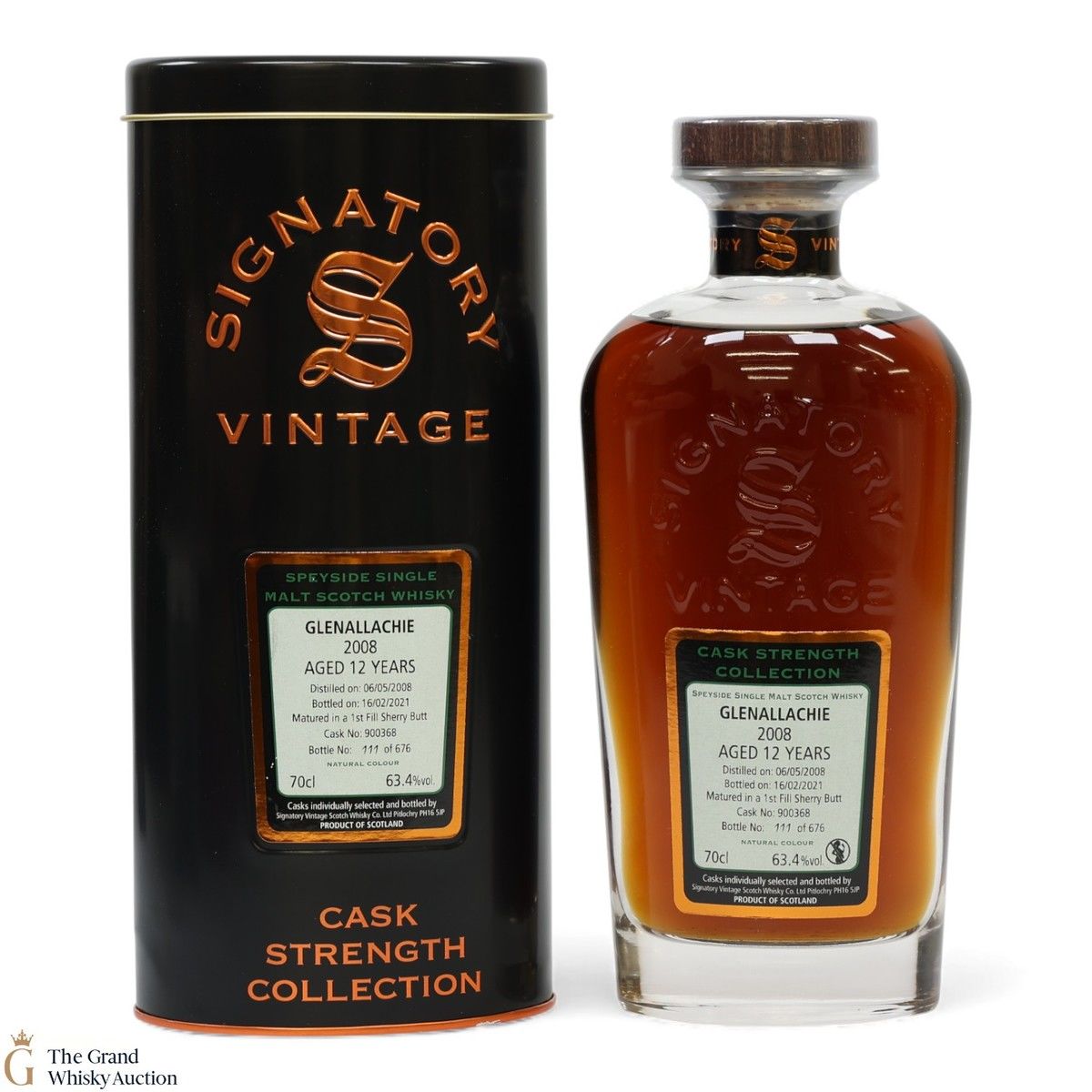 Glenallachie - 12 Year Old 2008 #900368 - Signatory Vintage