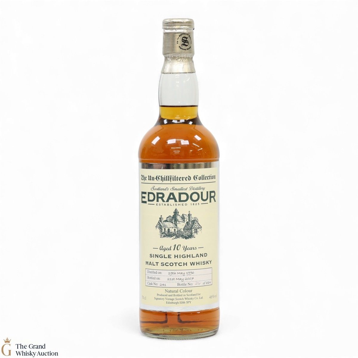 Edradour - 10 Year Old 1996 #241 - Signatory The Un-Chillfiltered Collection