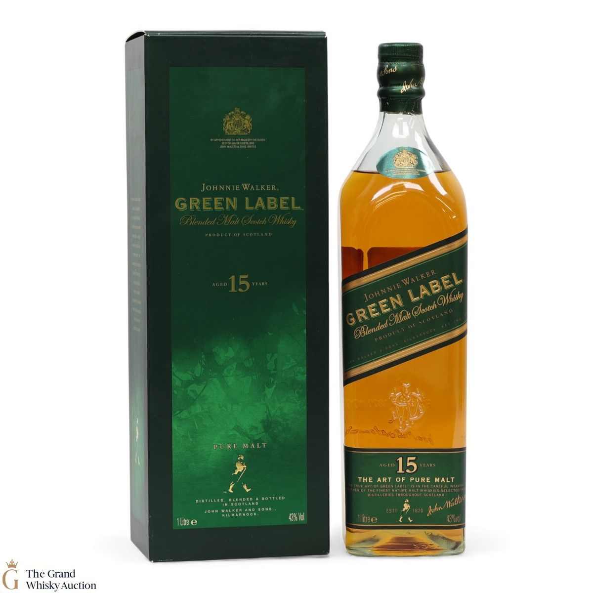 Johnnie Walker - 15 Year Old - Green Label (1L)
