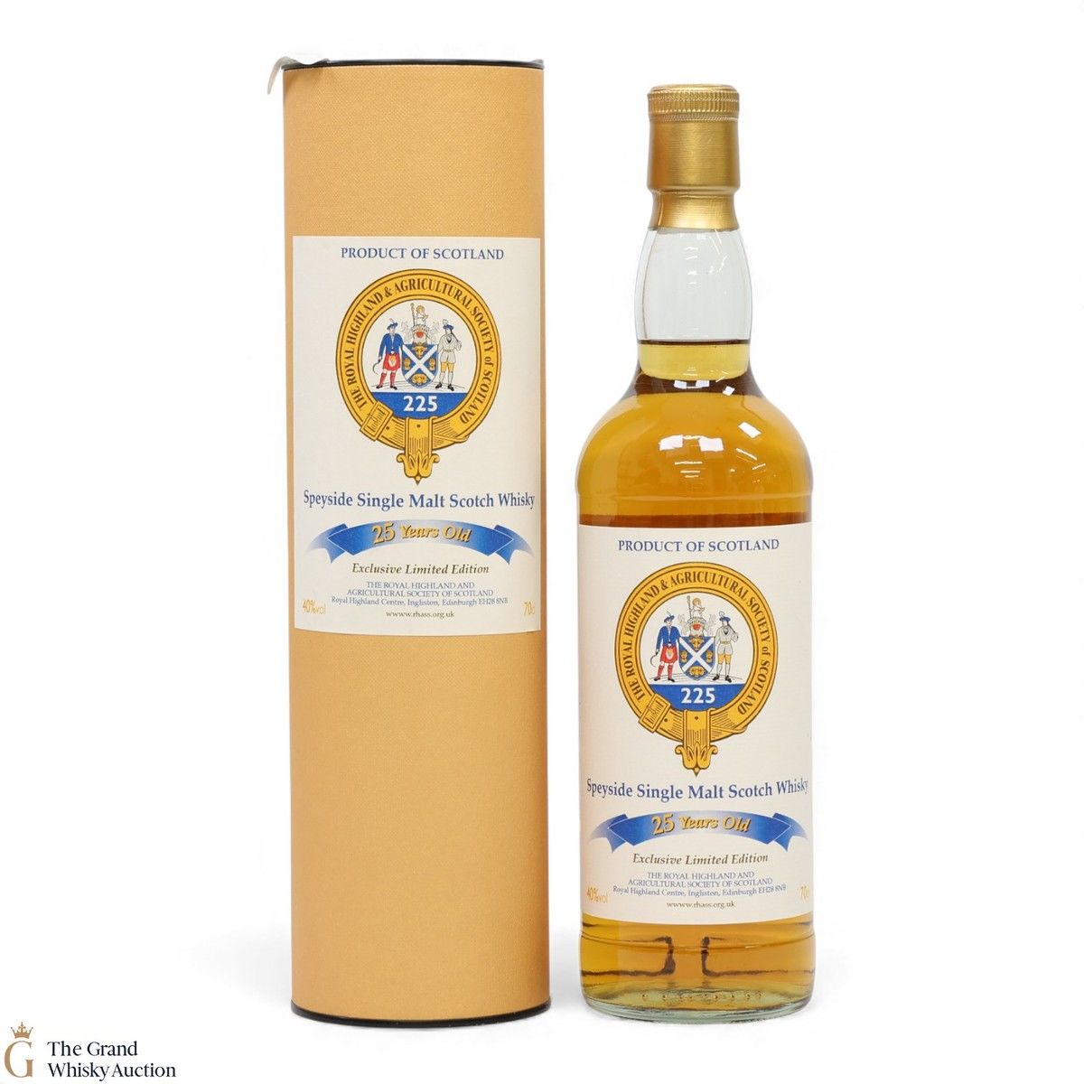 Speyside - 25 Year Old - The Royal Highland & Agricultural Society of Scotland