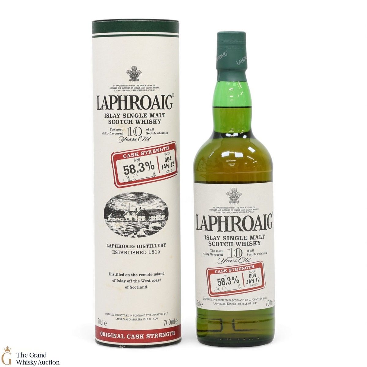 Laphroaig - 10 Year Old - Original Cask Strength Batch #004