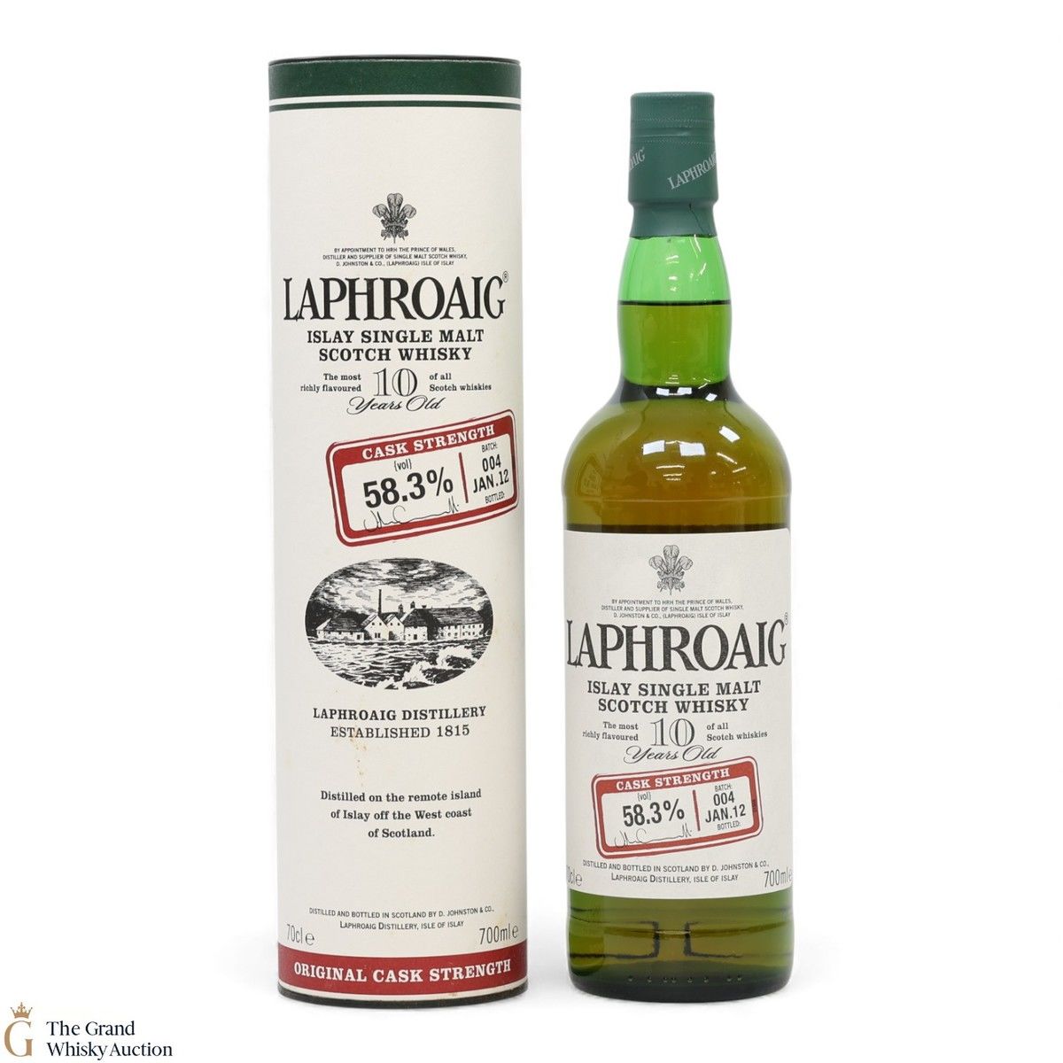 Laphroaig - 10 Year Old - Original Cask Strength Batch #004