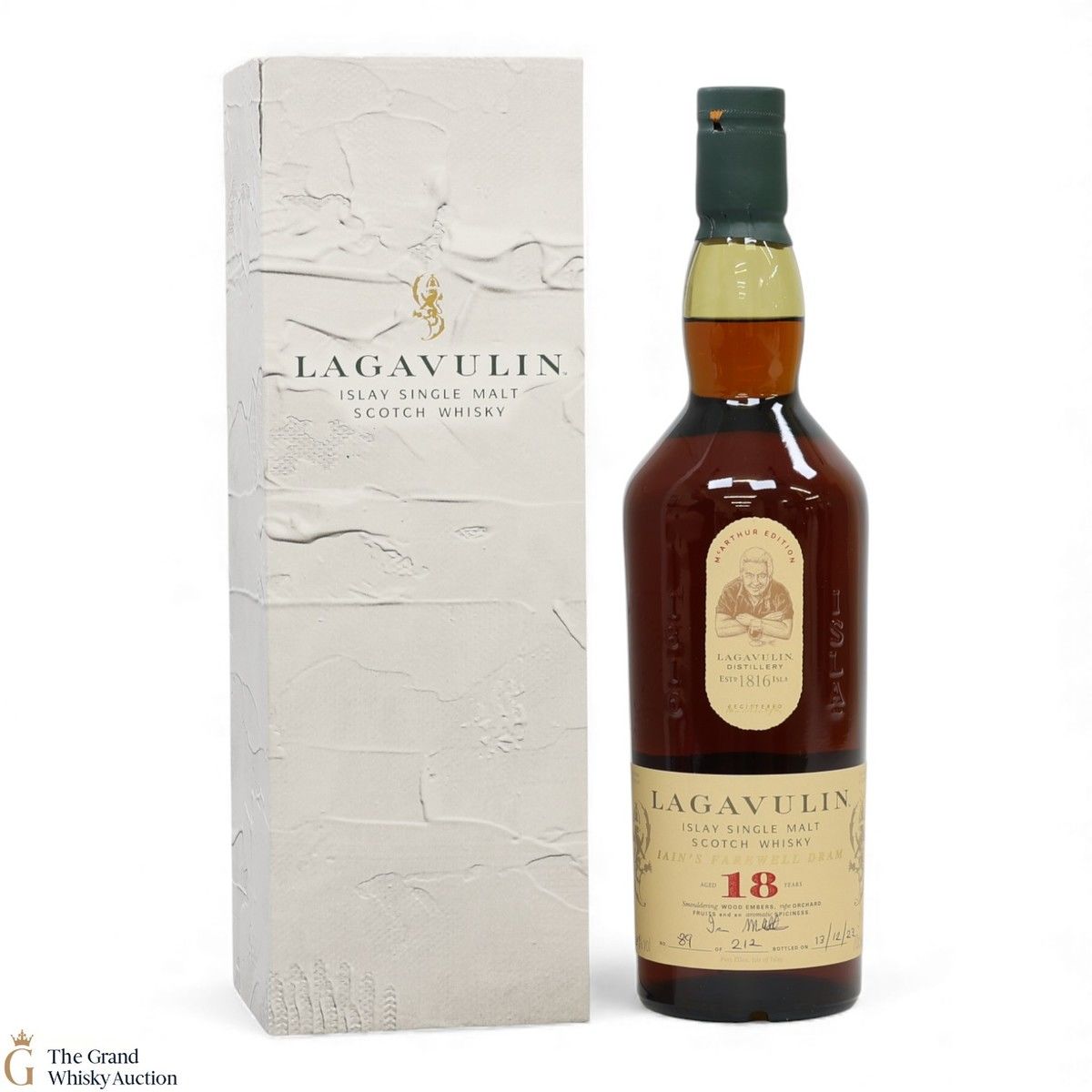 Lagavulin - 18 Year Old - Iain's Farewell Dram (SIGNED)
