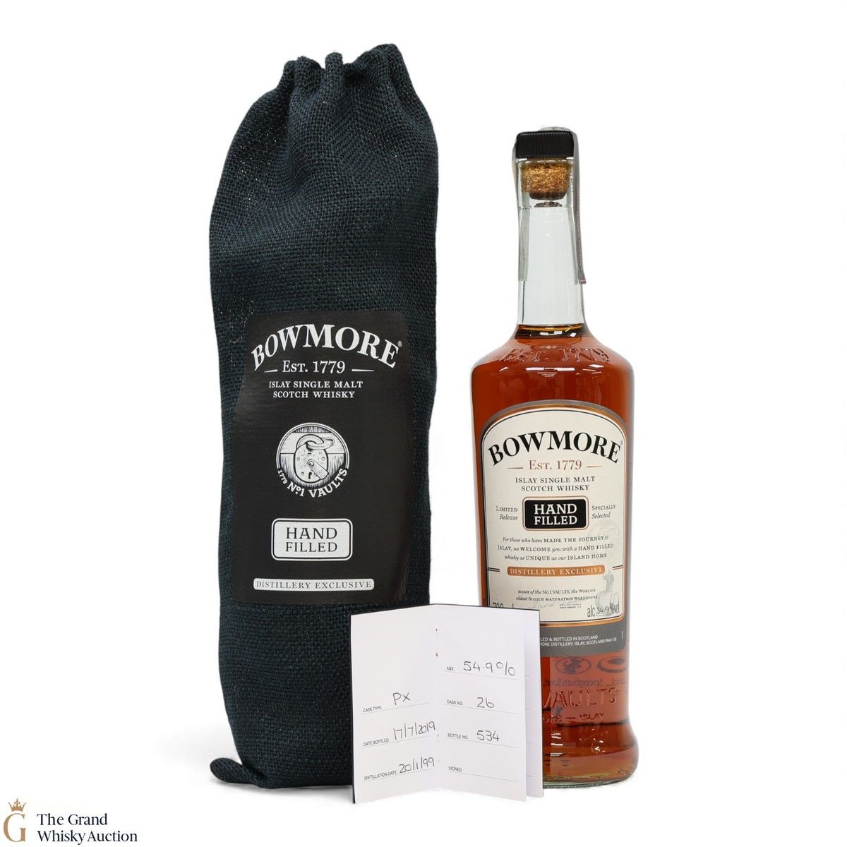 Bowmore - 20 Year Old - 2019 Hand Fill - PX Cask #26