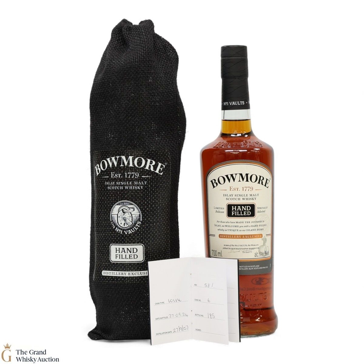 Bowmore - 17 Year Old 2007 - Celebratory Hand Fill Bottle - 50 Years of Bowmore Distillery
