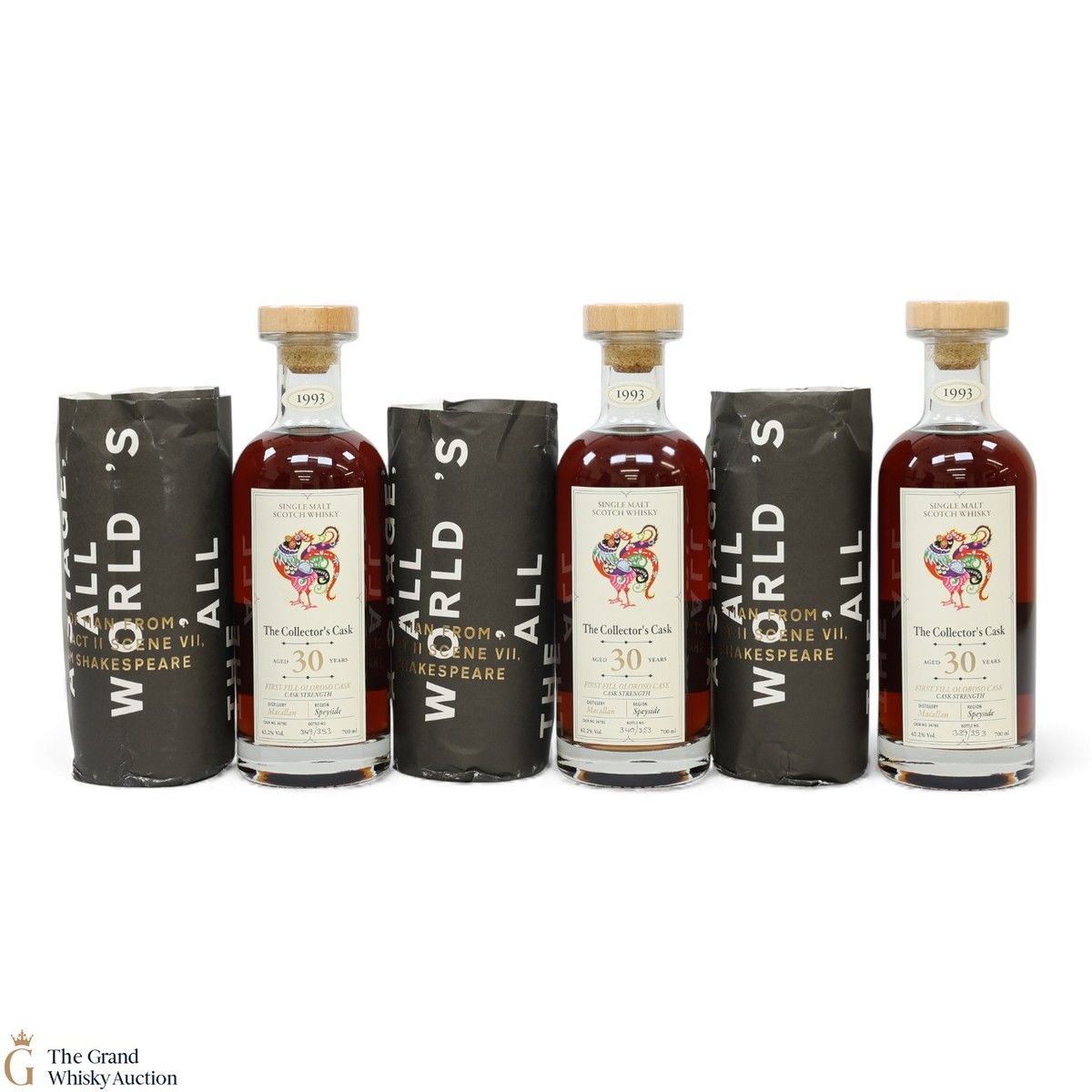 Macallan - 30 Year Old 1993 - Oloroso Sherry Cask #34785 - The Collector's Cask (3x70cl)