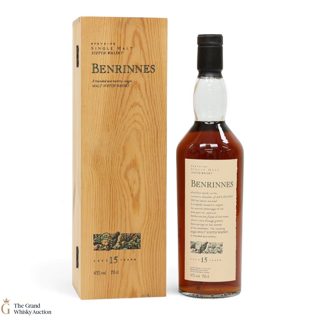 Benrinnes - 15 Year Old - Flora and Fauna (Wooden Box)