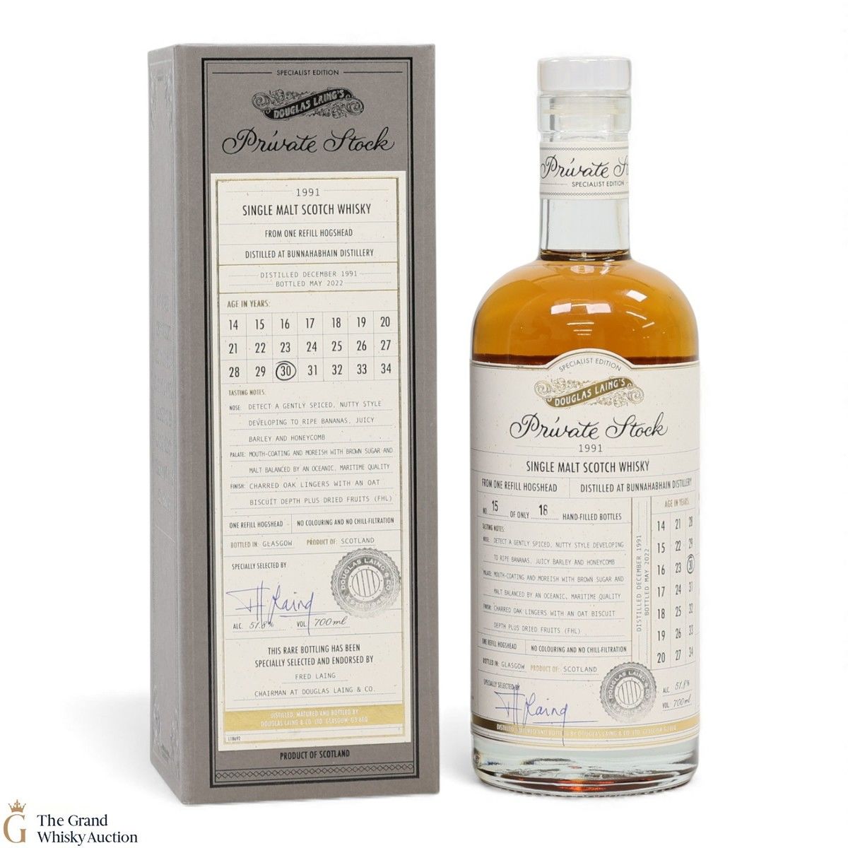 Bunnahabhain - 30 Year Old 1991 - Douglas Laing - Private Stock