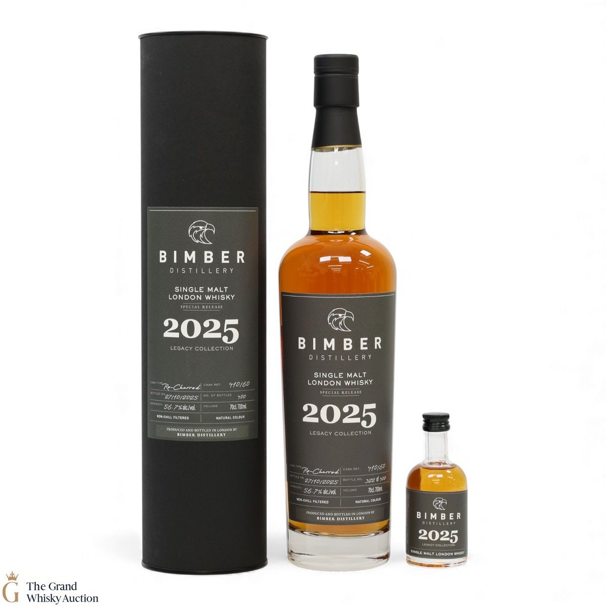 Bimber - Re-charred Single Cask #410/60 - Legacy Collection 2025 (1x70cl & 1x5cl)
