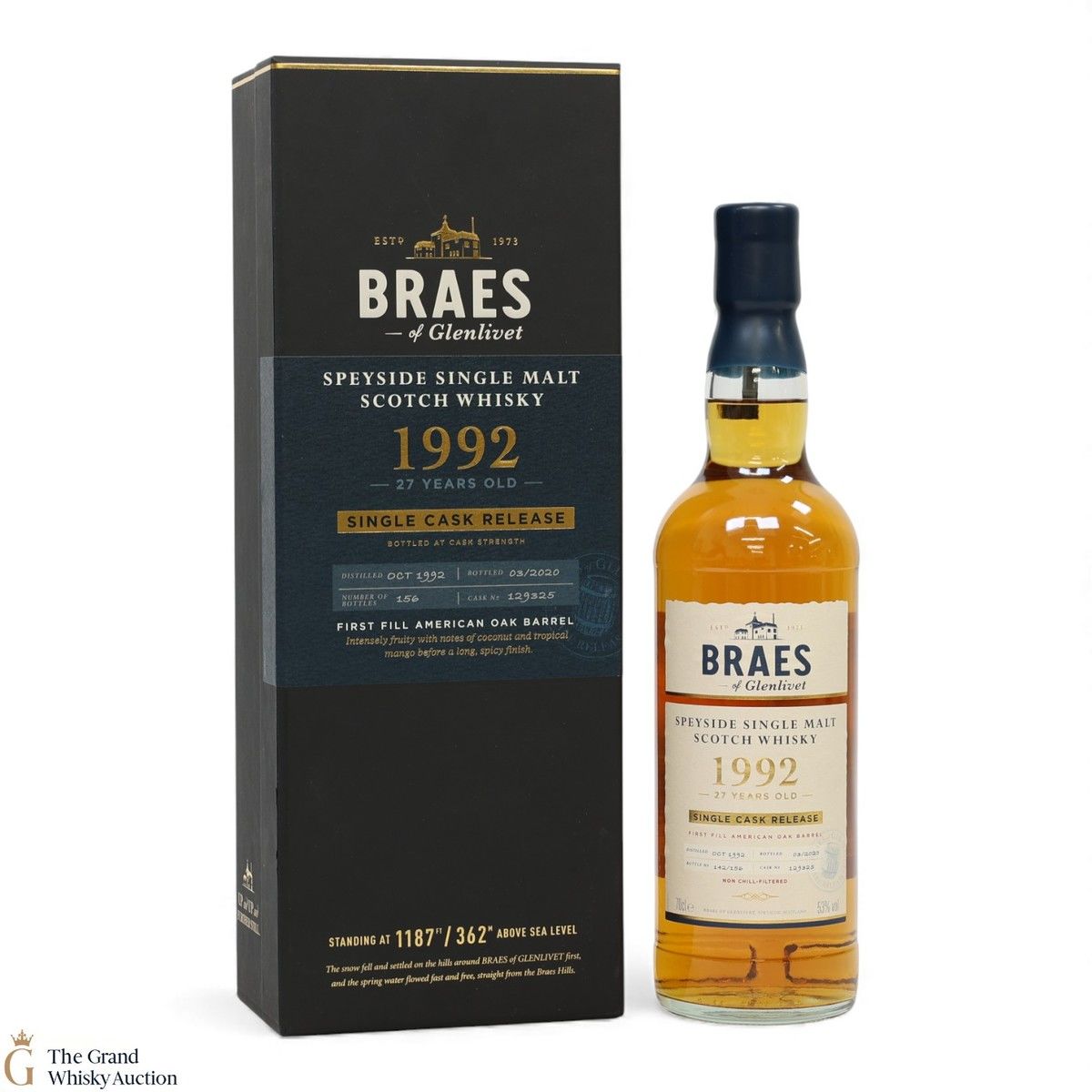 Braes of Glenlivet - 27 Year Old 1992 - Single Cask Release #129325