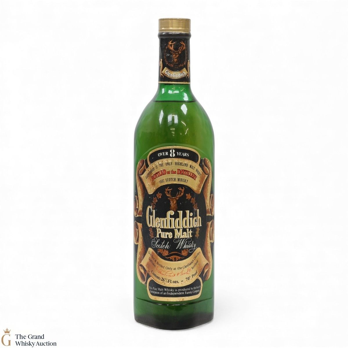 Glenfiddich - 8 Year Old - Pure Malt (1970s) (26 2/3 Fl Ozs)