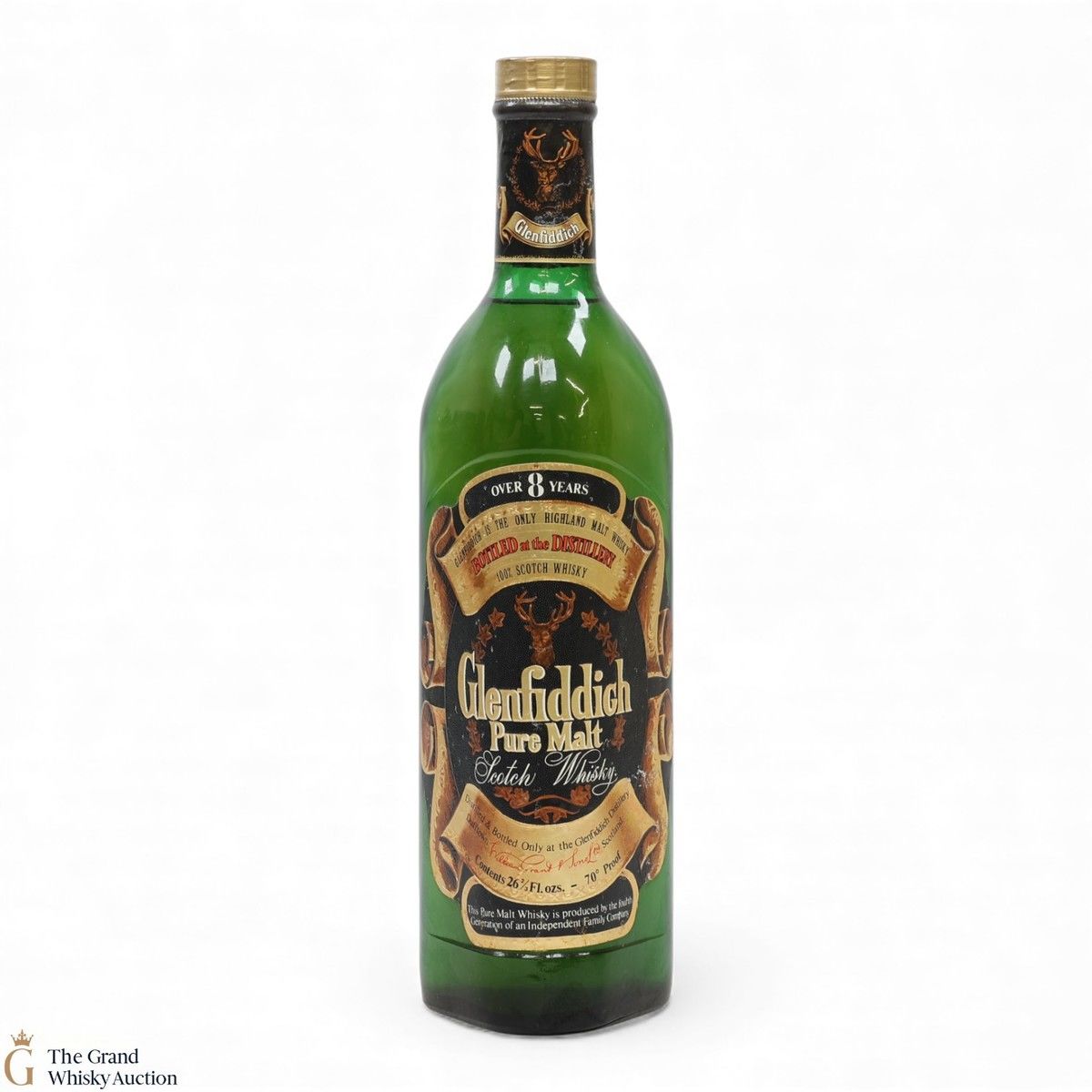 Glenfiddich - 8 Year Old - Pure Malt (1970s) (26 2/3 Fl Ozs)