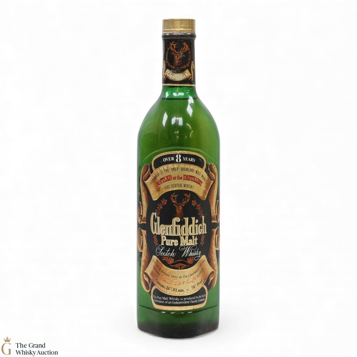 Glenfiddich - 8 Year Old - Pure Malt (1970s) (26 2/3 Fl Ozs)