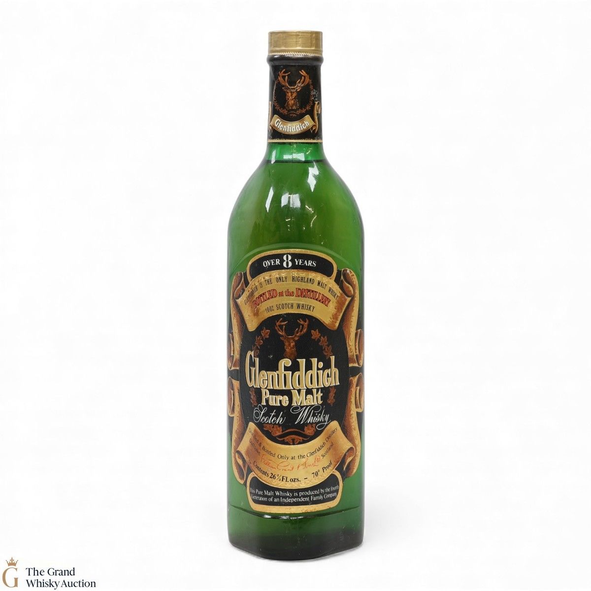 Glenfiddich - 8 Year Old - Pure Malt (1970s) (26 2/3 Fl Ozs)