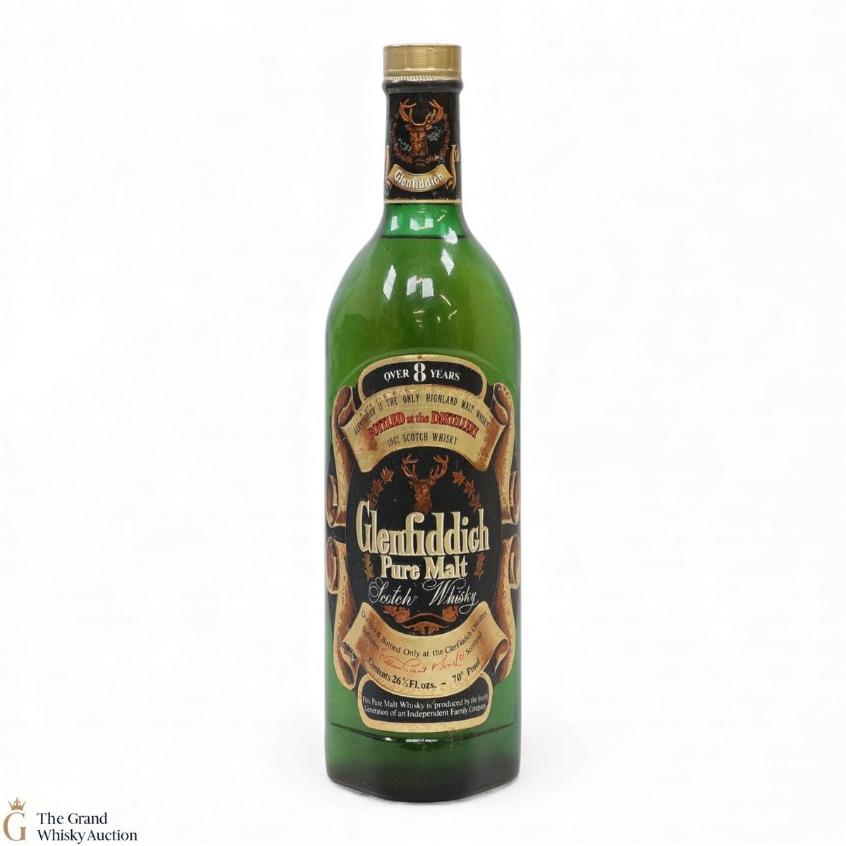 Glenfiddich - 8 Year Old - Pure Malt (1970s) (26 2/3 Fl Ozs)