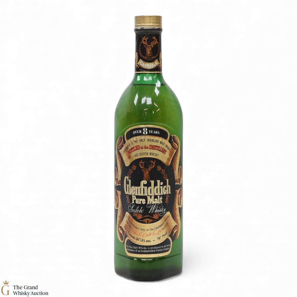 Glenfiddich - 8 Year Old - Pure Malt (1970s) (26 2/3 Fl Ozs)