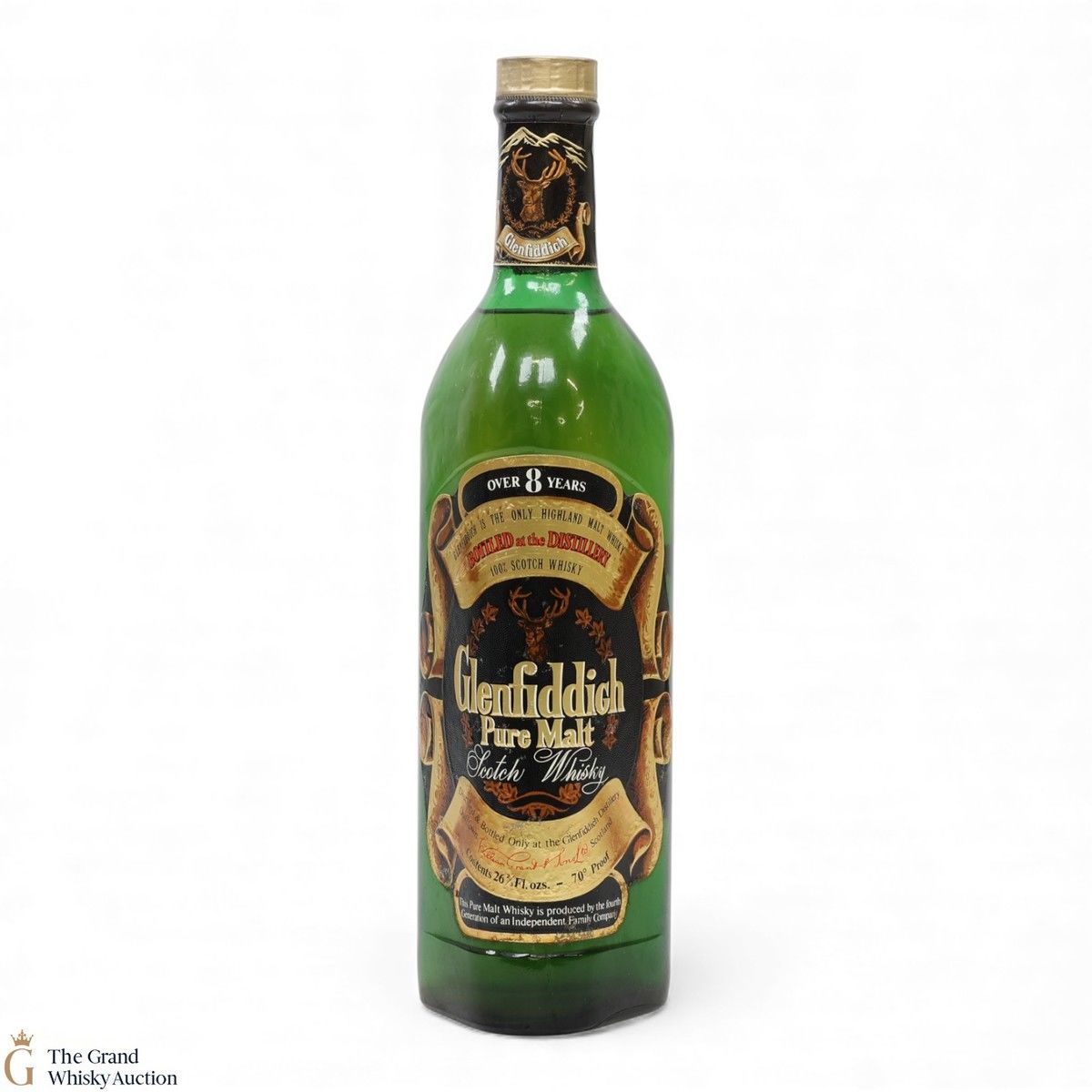 Glenfiddich - 8 Year Old - Pure Malt (1970s) (26 2/3 Fl Ozs)
