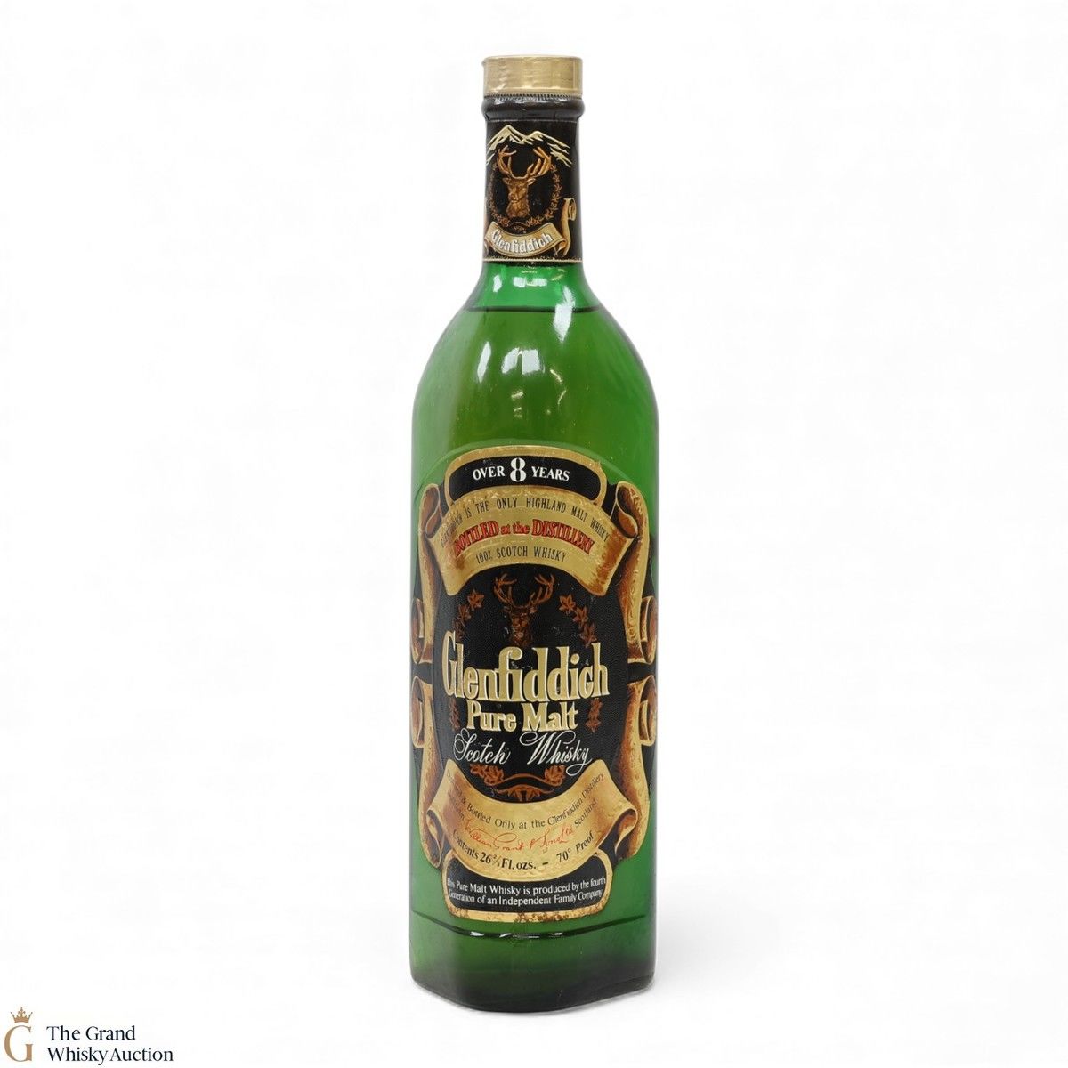 Glenfiddich - 8 Year Old - Pure Malt (1970s) (26 2/3 Fl Ozs)
