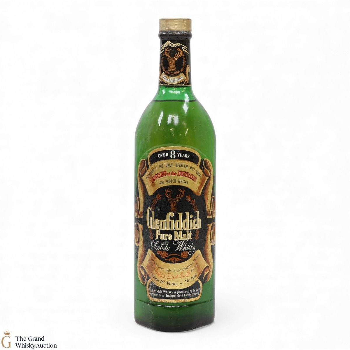 Glenfiddich - 8 Year Old - Pure Malt (1970s) (26 2/3 Fl Ozs)