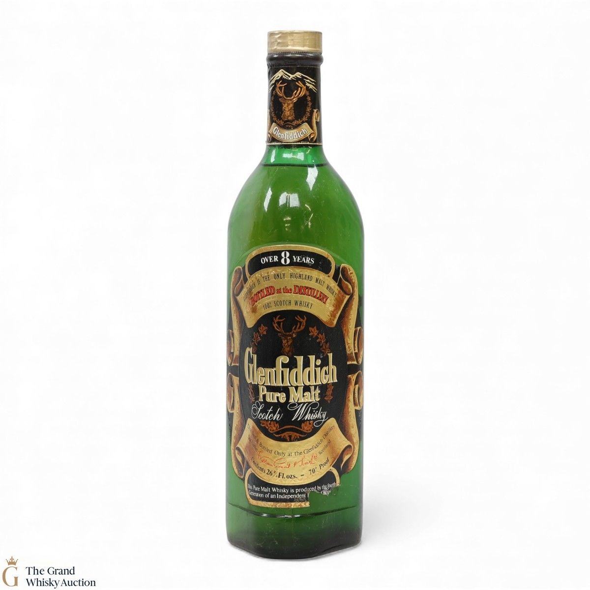 Glenfiddich - 8 Year Old - Pure Malt (1970s) (26 2/3 Fl Ozs)
