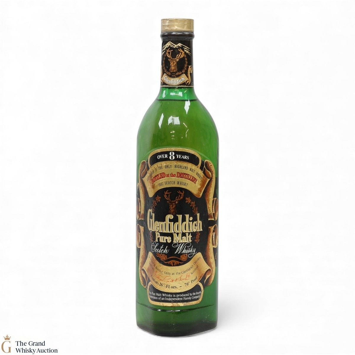 Glenfiddich - 8 Year Old - Pure Malt (1970s) (26 2/3 Fl Ozs)