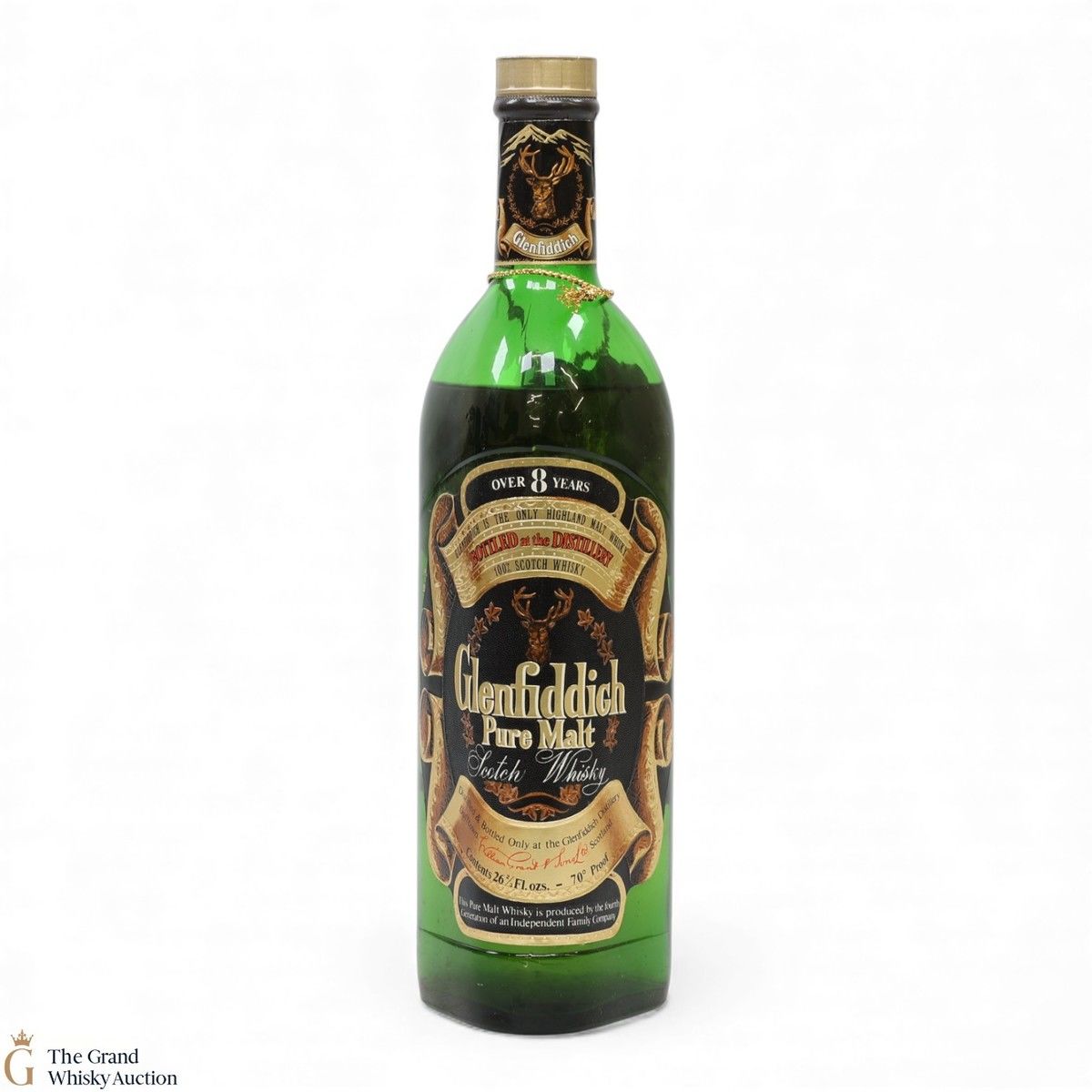 Glenfiddich - 8 Year Old - Pure Malt - 1974 Queens Export Award (26 2/3 Fl Ozs)